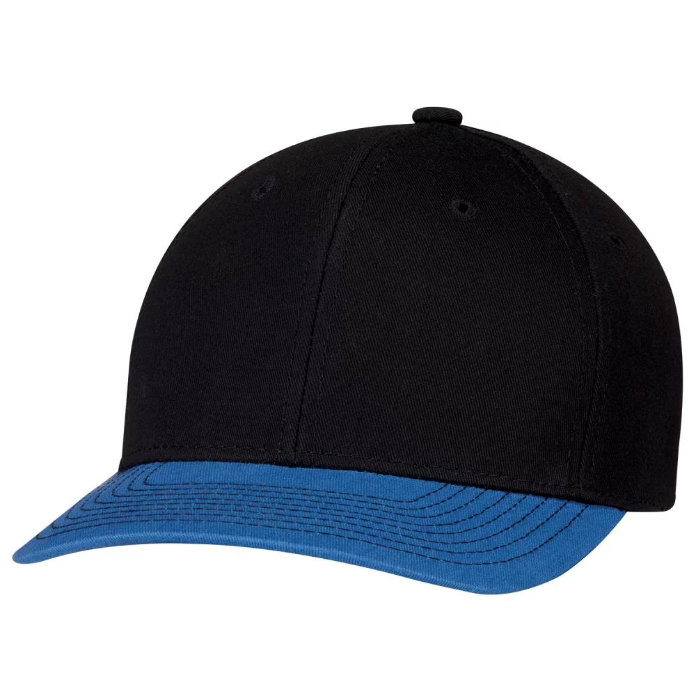 Casquette en sergé de coton chino de luxe à 6 panneaux
