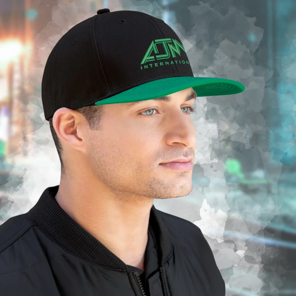 Casquette en sergé de coton chino de luxe à 6 panneaux