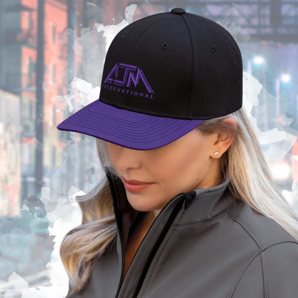 Casquette en sergé de coton chino de luxe à 6 panneaux