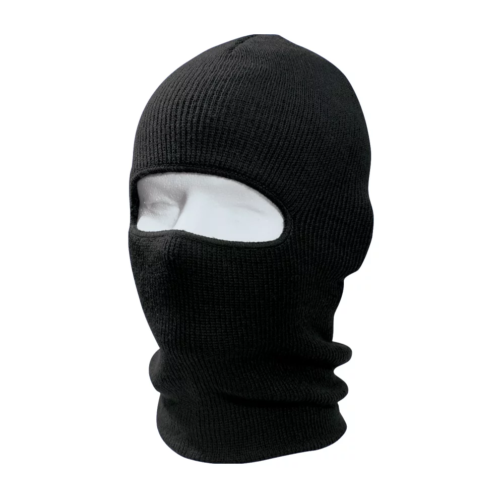 Masque facial en acrylique de type cagoule