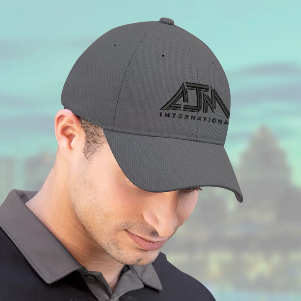 Polyester Diamond Baseball Cap