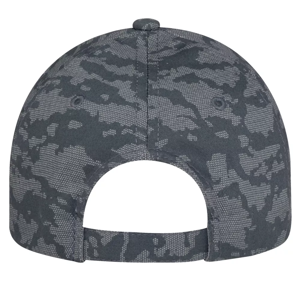Casquette ajustée à 6 panneaux (camouflage urbain)