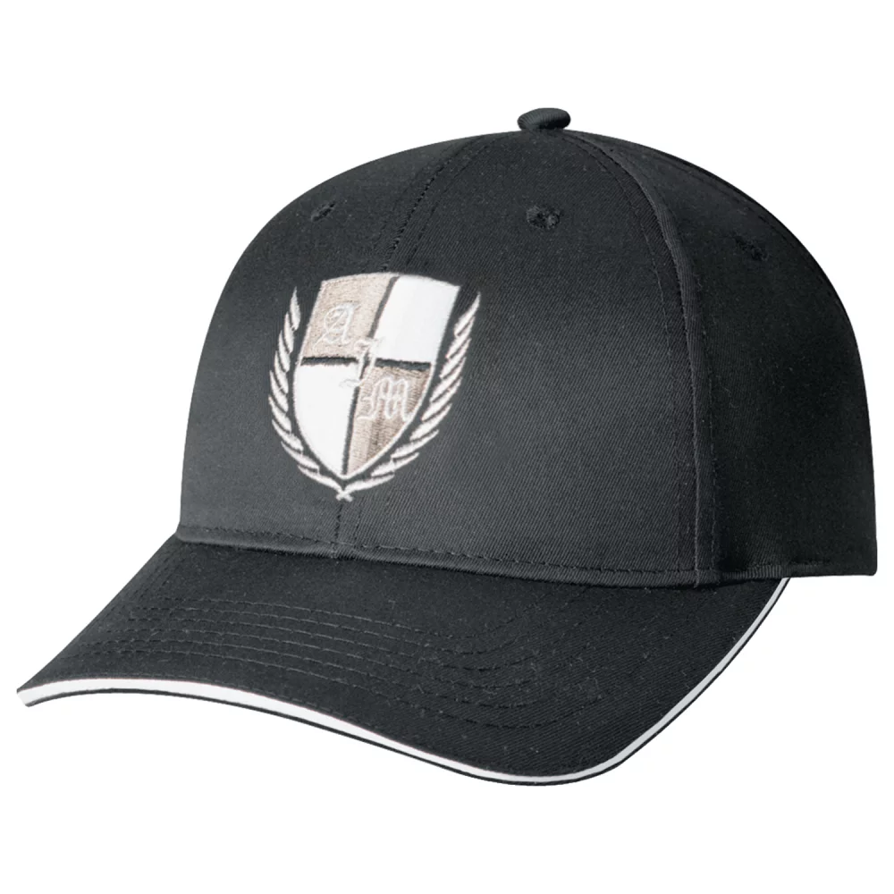 Casquette en polycoton avec bordure contrastée