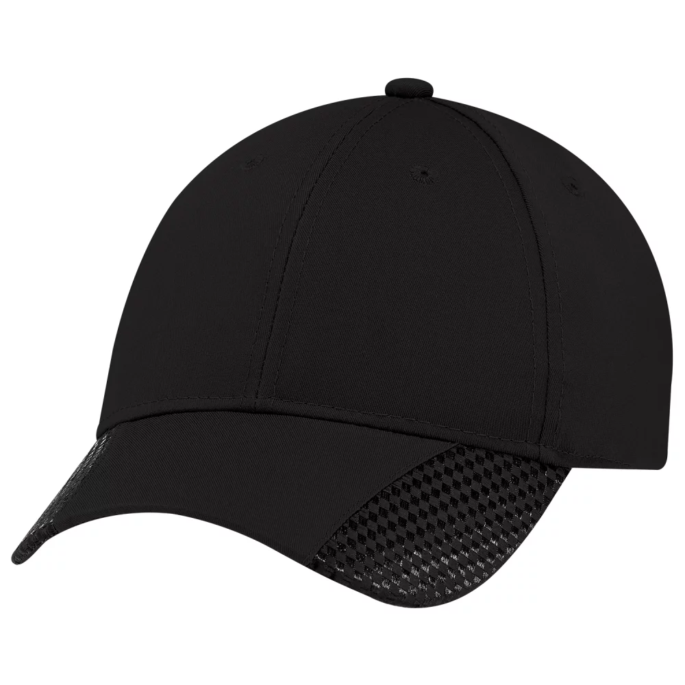 Faux Carbon Fibre Cap