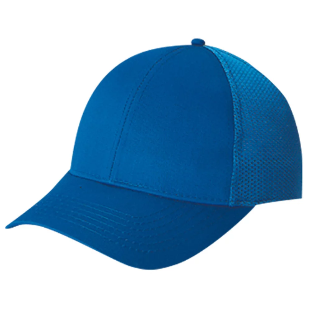Casquette en polycoton/polyester avec dos en filet