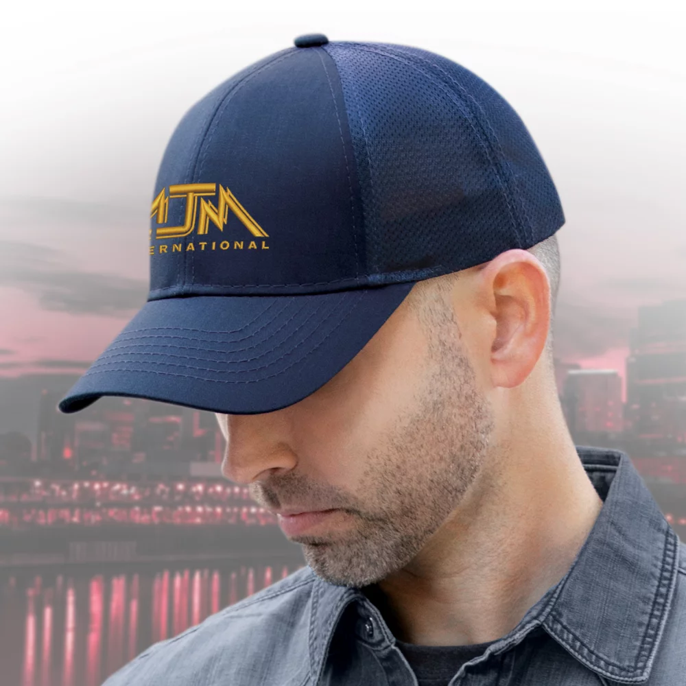 Casquette en polycoton/polyester avec dos en filet