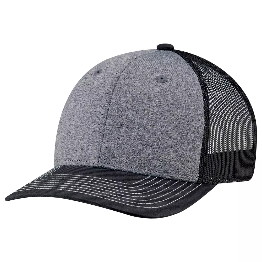 Casquette en toile de coton chiné