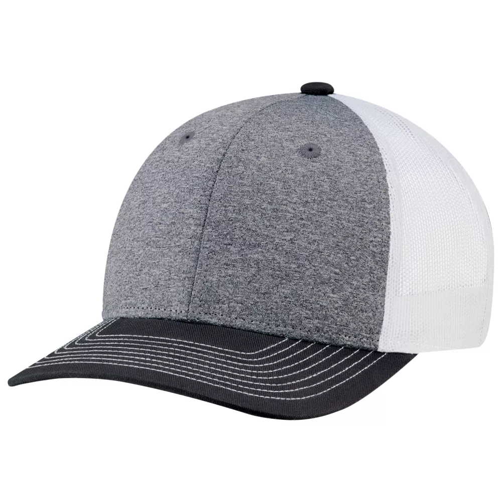 Casquette en toile de coton chiné