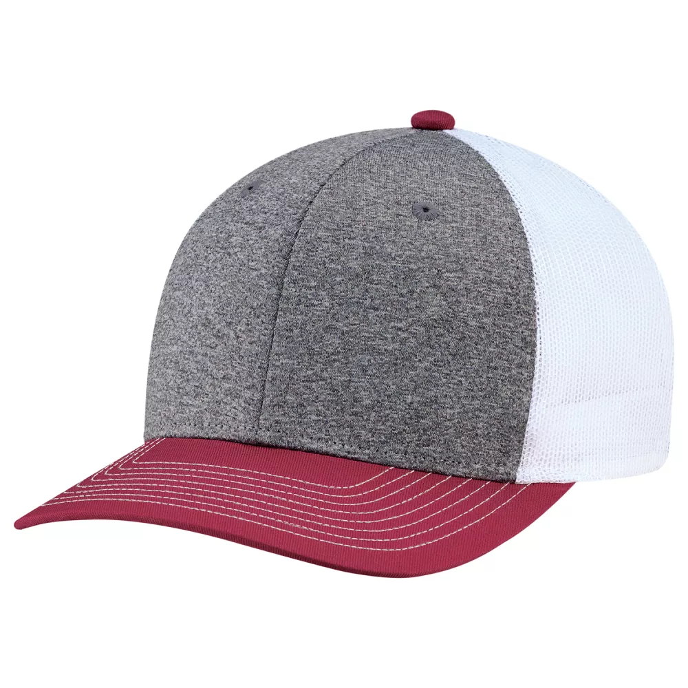 Casquette en toile de coton chiné