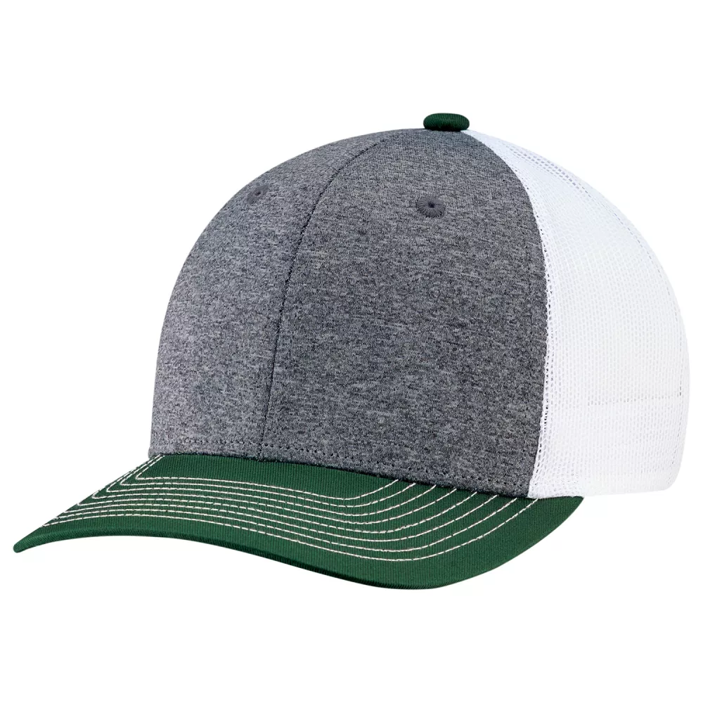 Casquette en toile de coton chiné