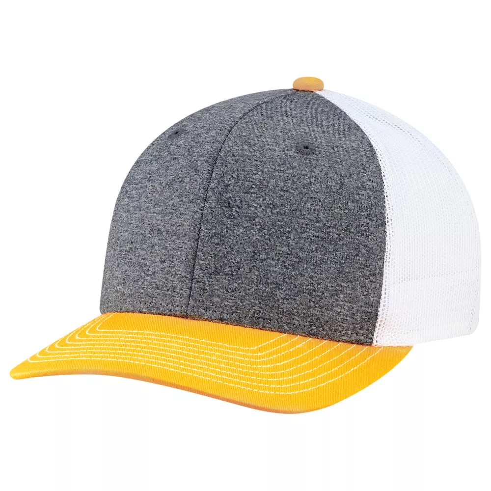 Casquette en toile de coton chiné