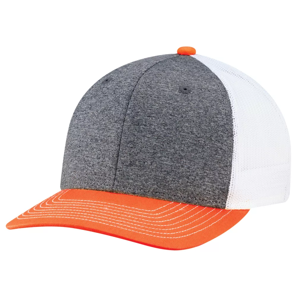 Casquette en toile de coton chiné