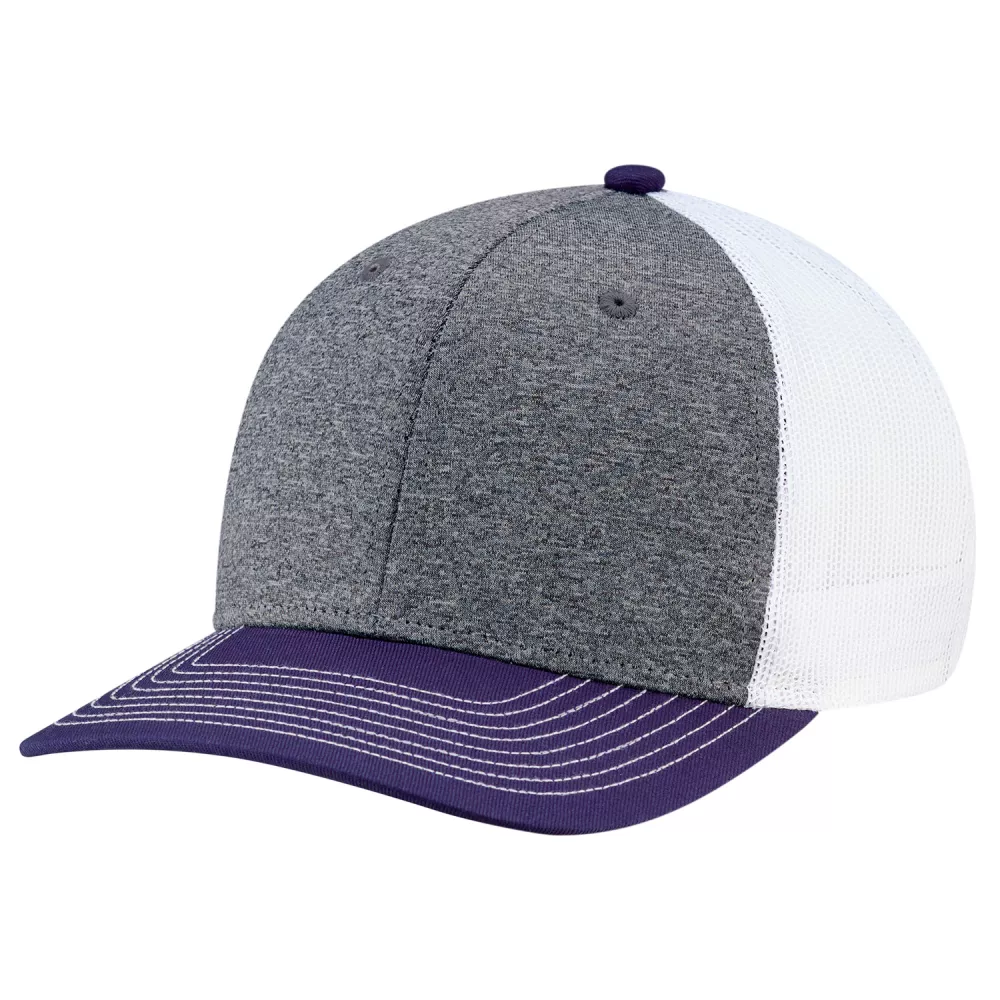 Casquette en toile de coton chiné