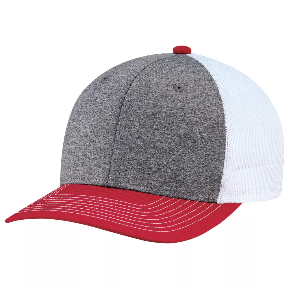 Casquette en toile de coton chiné