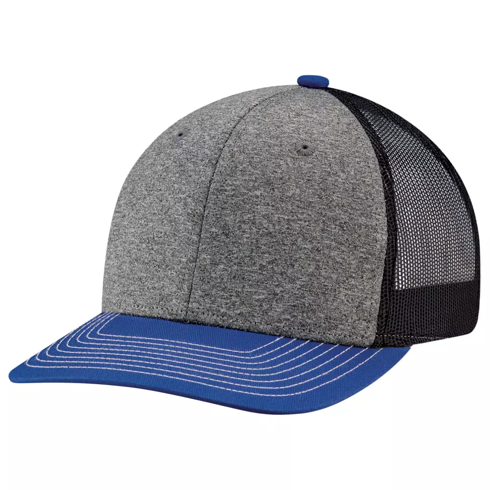Casquette en toile de coton chiné