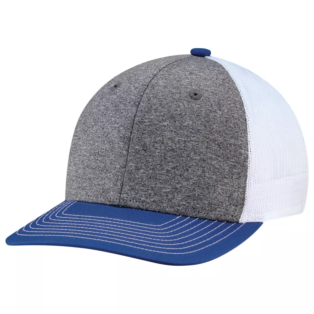 Casquette en toile de coton chiné