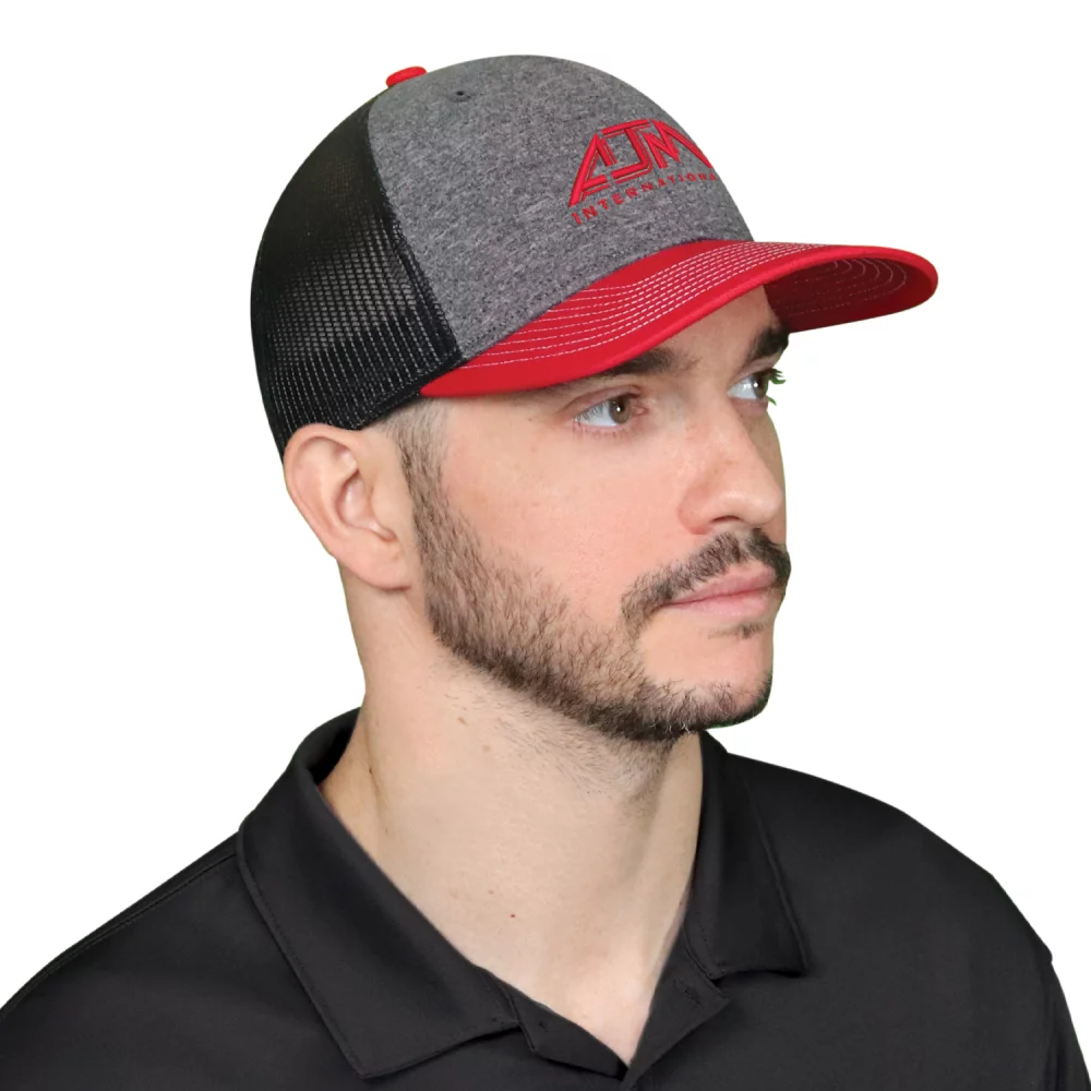 Casquette en toile de coton chiné