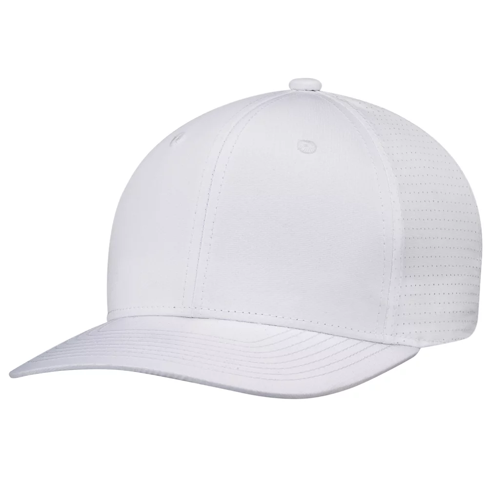 Casquette à 6 panneaux construite Pro-Round (dos en maille) - en maille en polyester ripstop