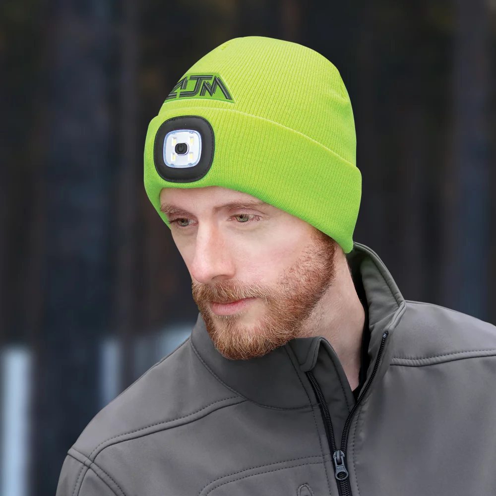 Bonnet à revers avec lumière LED