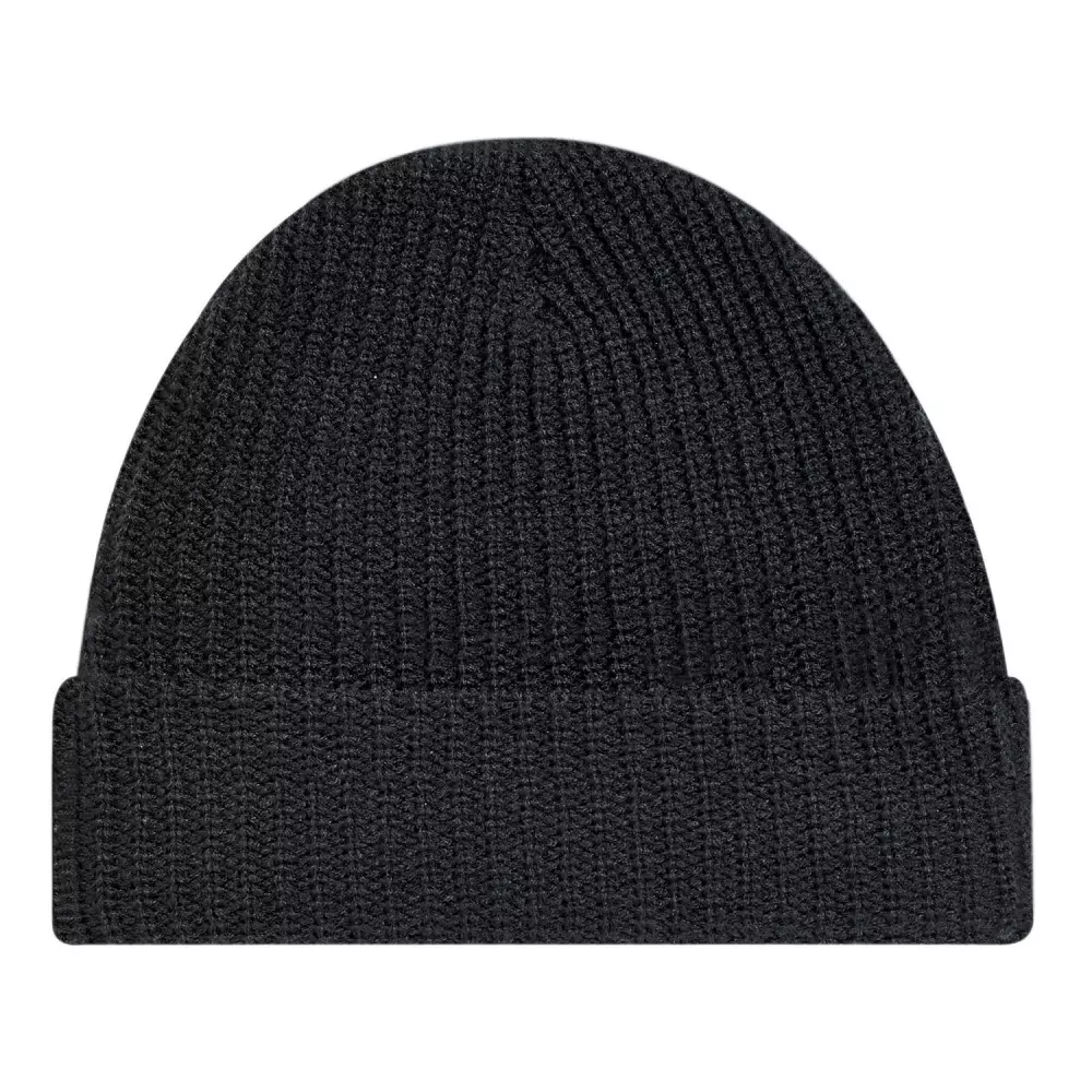 Bonnet à revers en tricot gaufré épais
