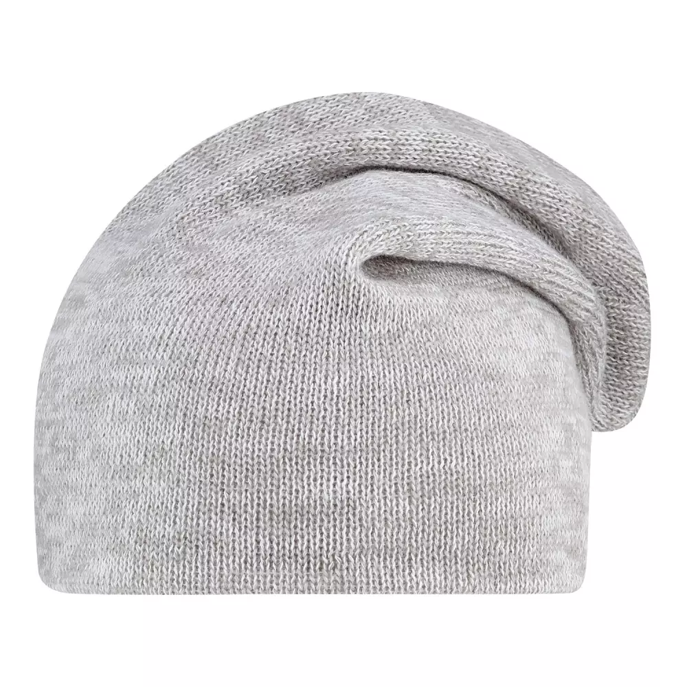 Bonnet en tricot côtelé chiné décontracté