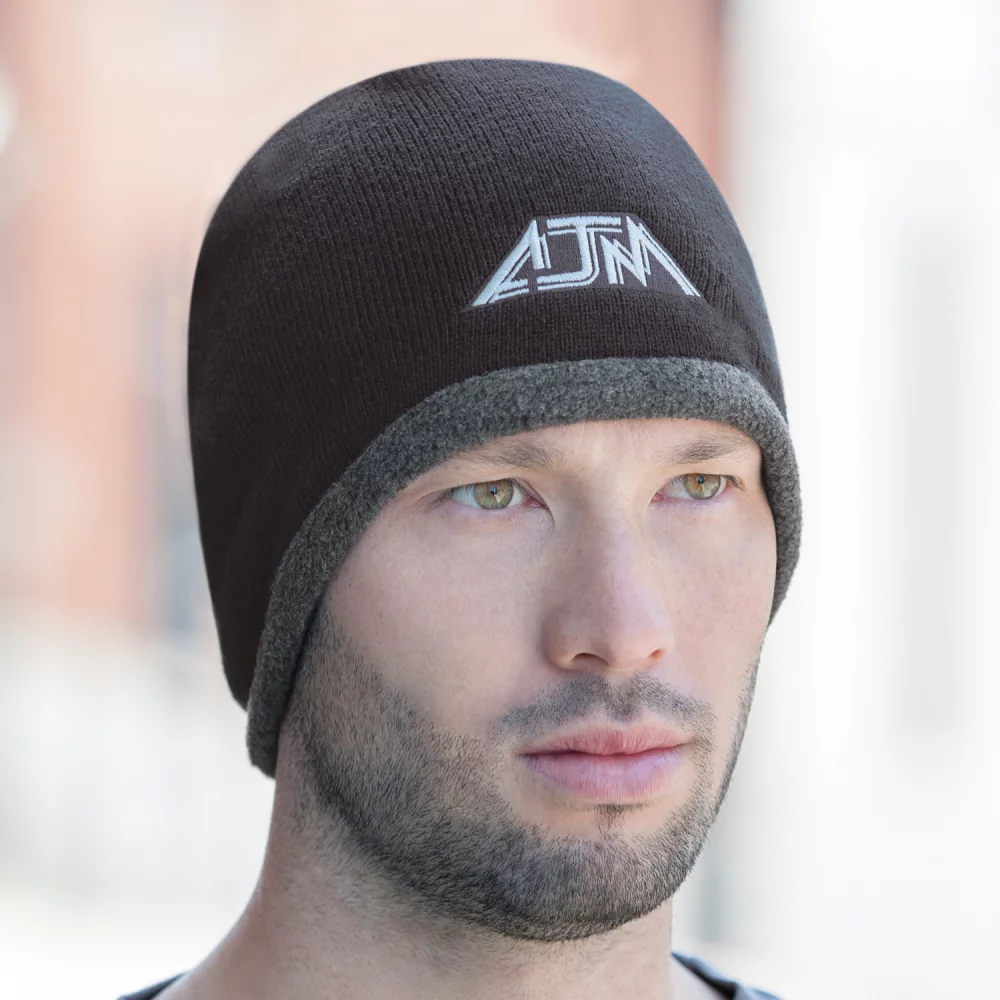 Bonnet en polaire micro acrylique/polyester (bicolore)