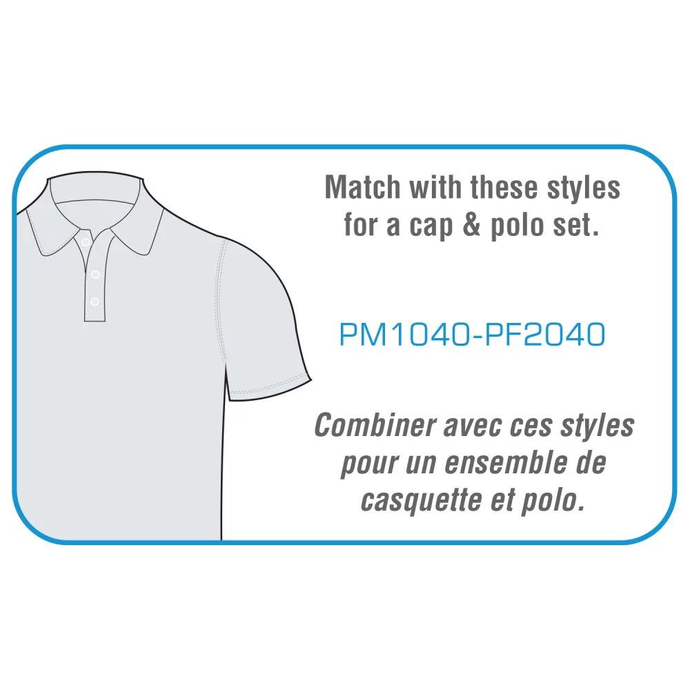 Casquette en polycoton ajustée