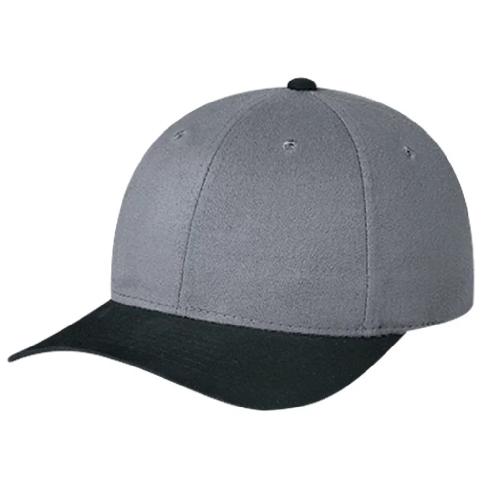 Casquette en toile de coton brossé à contours