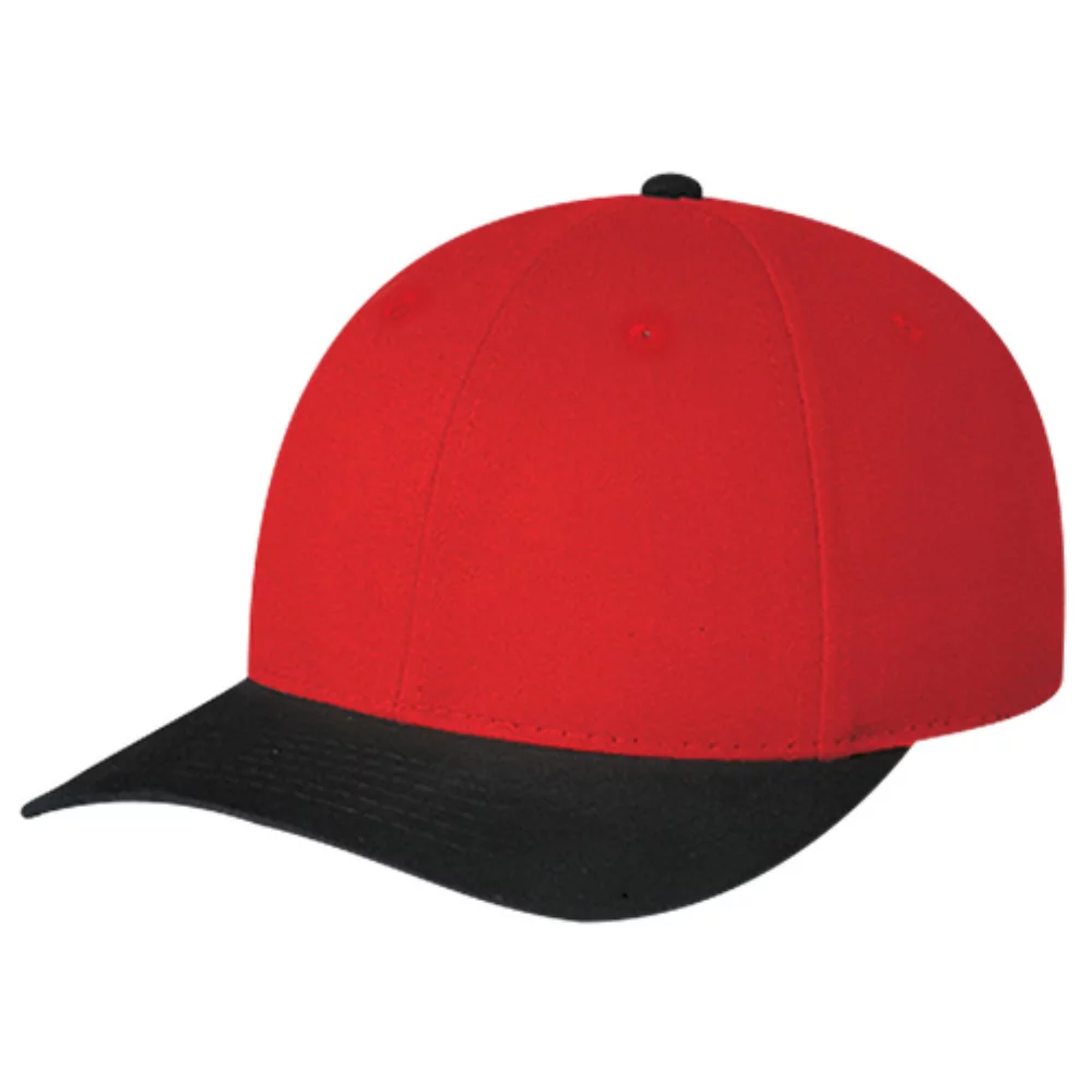 Casquette en toile de coton brossé à contours