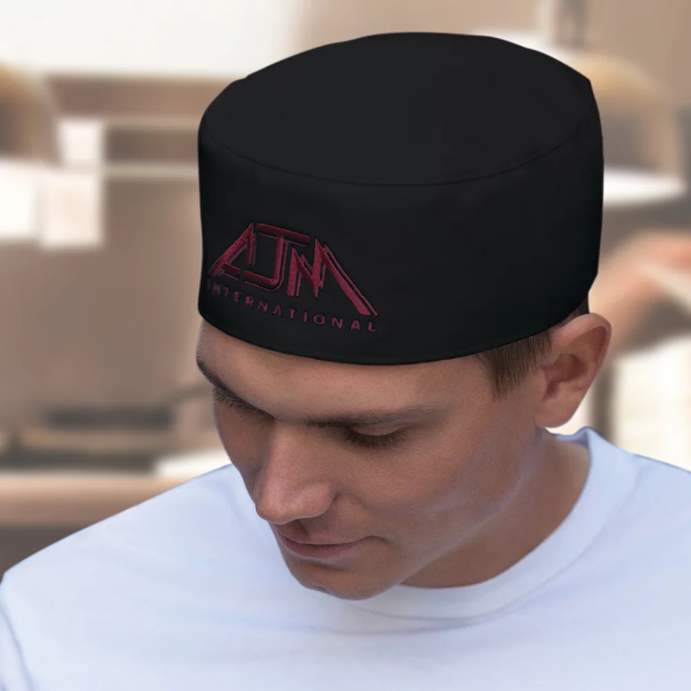 Casquette en sergé de coton mélangé de luxe