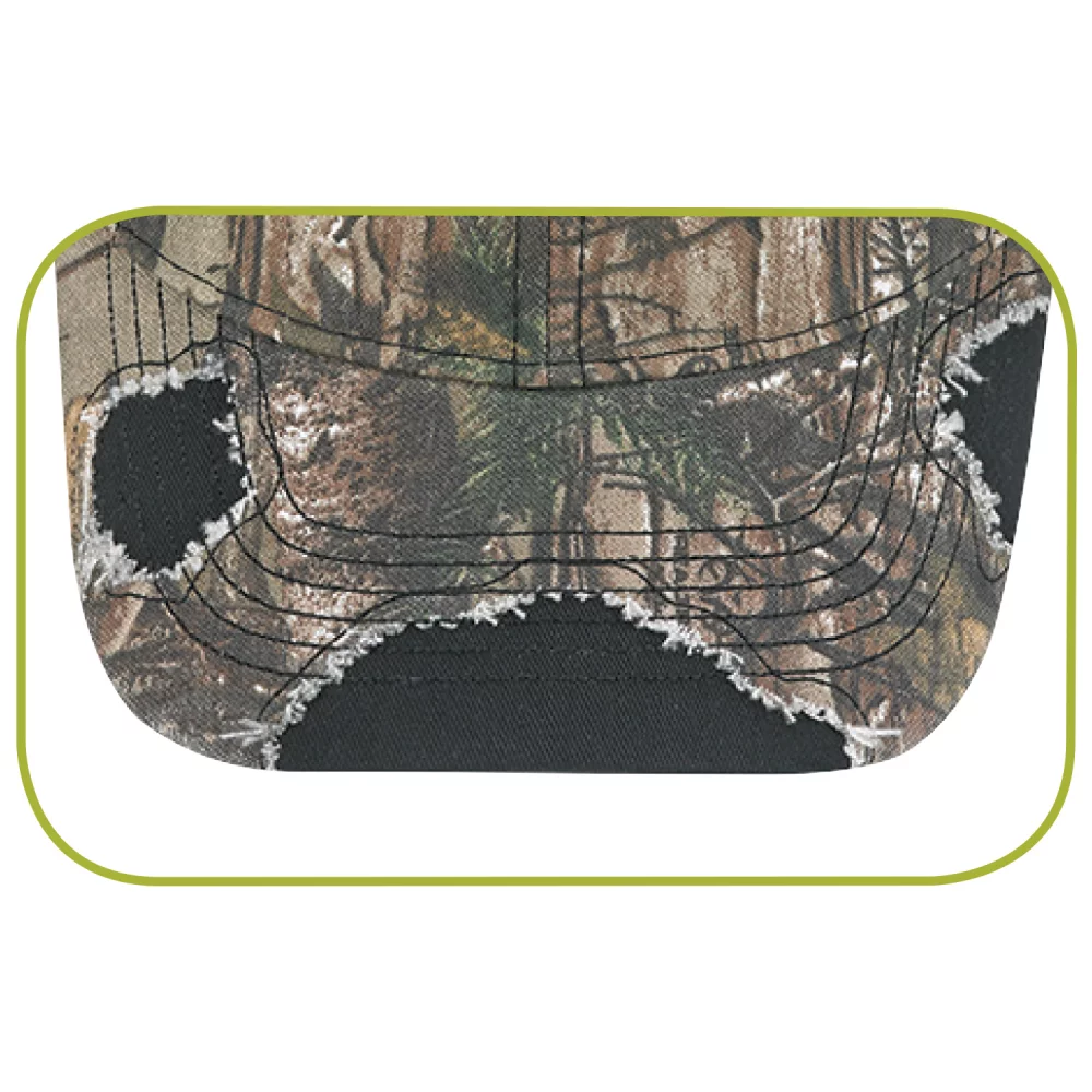 Casquette en sergé de coton deluxe lavé aux enzymes / polycoton brossé - Realtree®