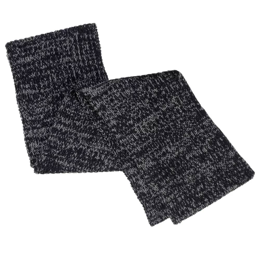 Écharpe en tricot côtelé surdimensionnée et épaisse