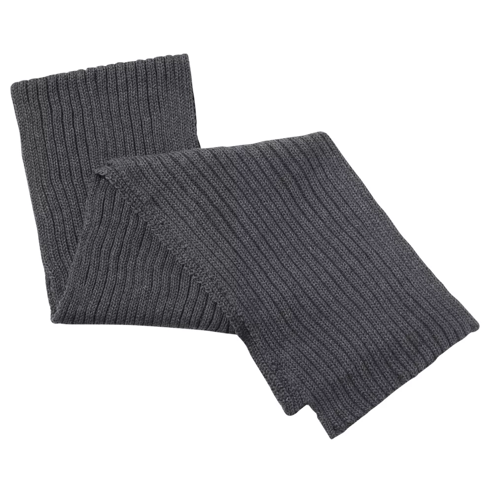 Écharpe en tricot côtelé surdimensionnée et épaisse