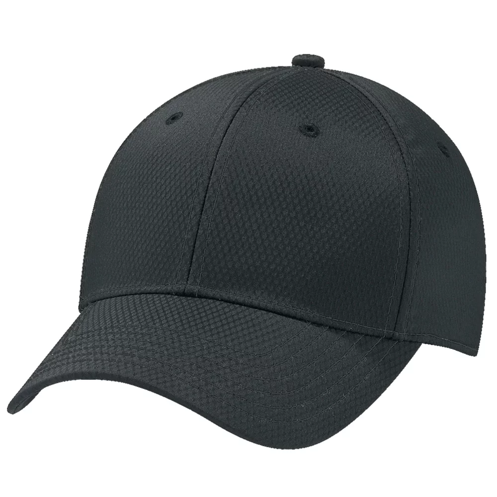 Casquette en polyester de classe A avec diamants et spandex.