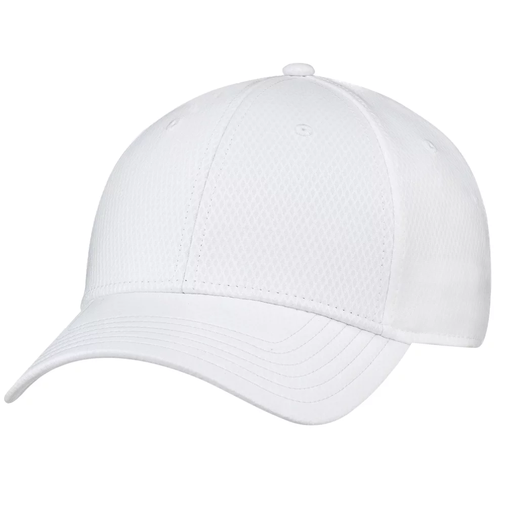 Casquette en polyester de classe A avec diamants et spandex.