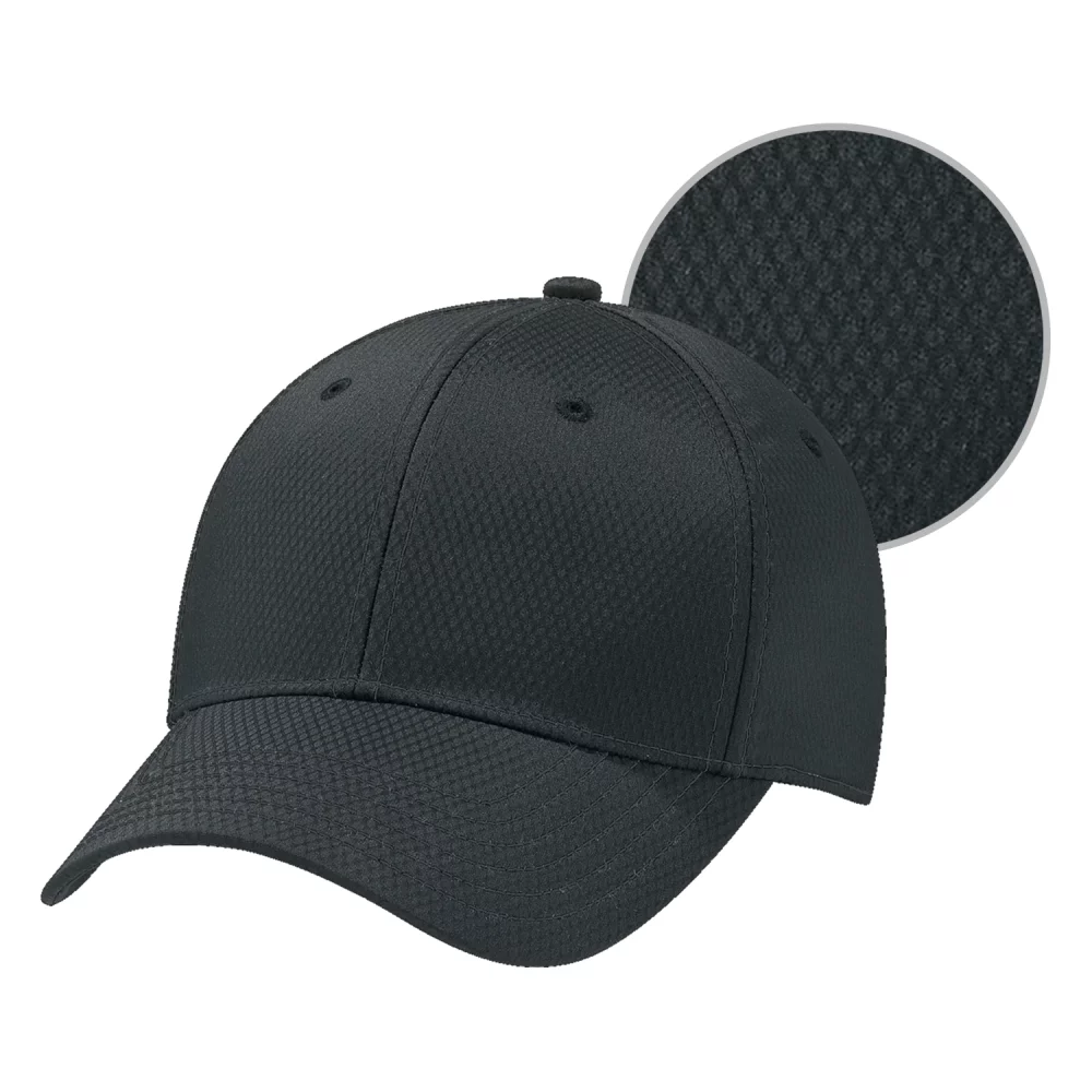 Casquette en polyester de classe A avec diamants et spandex.