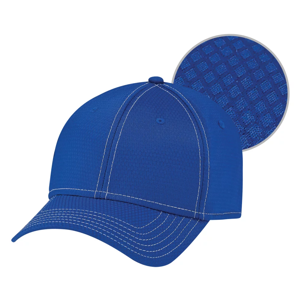 Casquette en diamant en polyester A-Flex et spandex