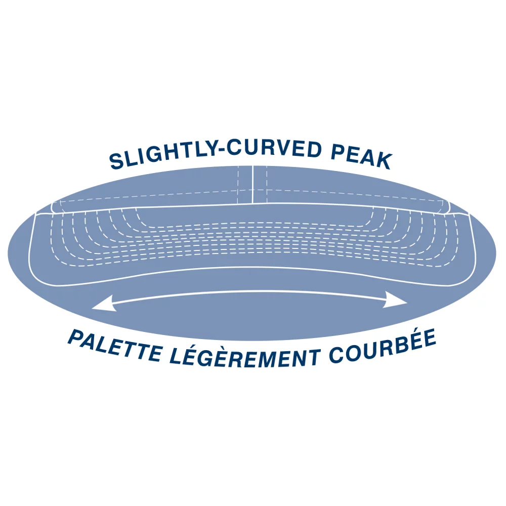 Casquette Pro-Round à 6 panneaux pour jeunes (dos en filet, classe A, A-Flex)