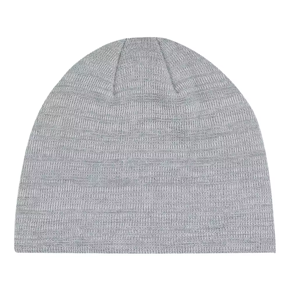Planche acrylique avec bonnet en tricot côtelé marbré