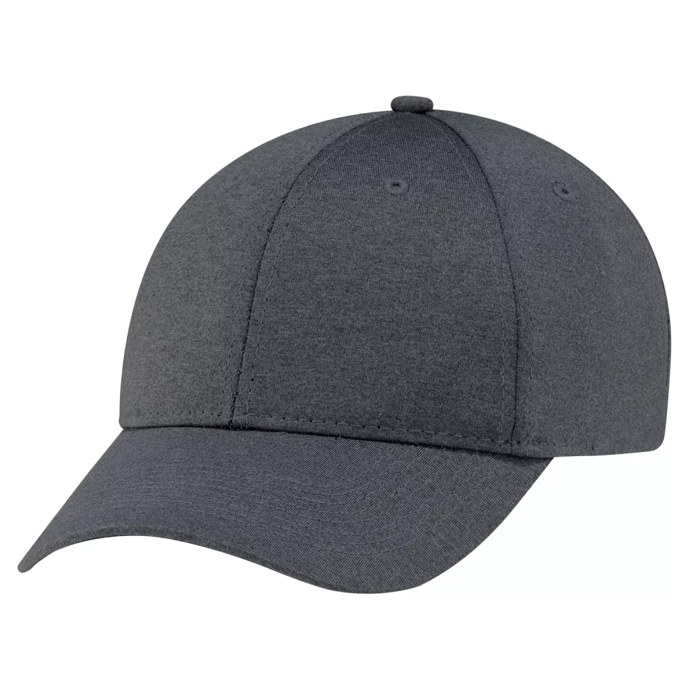Casquette en polyester chiné et spandex ajustée