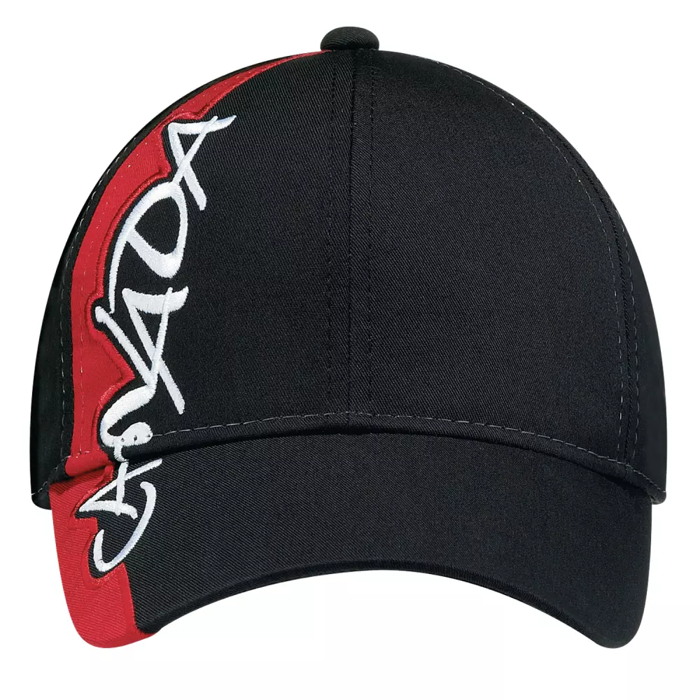 Casquette en polycoton avec insigne du Canada et bordure contrastante