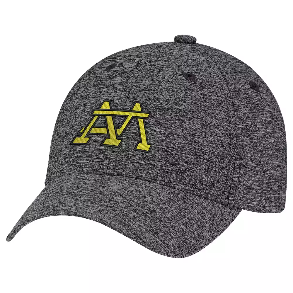 Casquette en polyester chiné et spandex ajustée