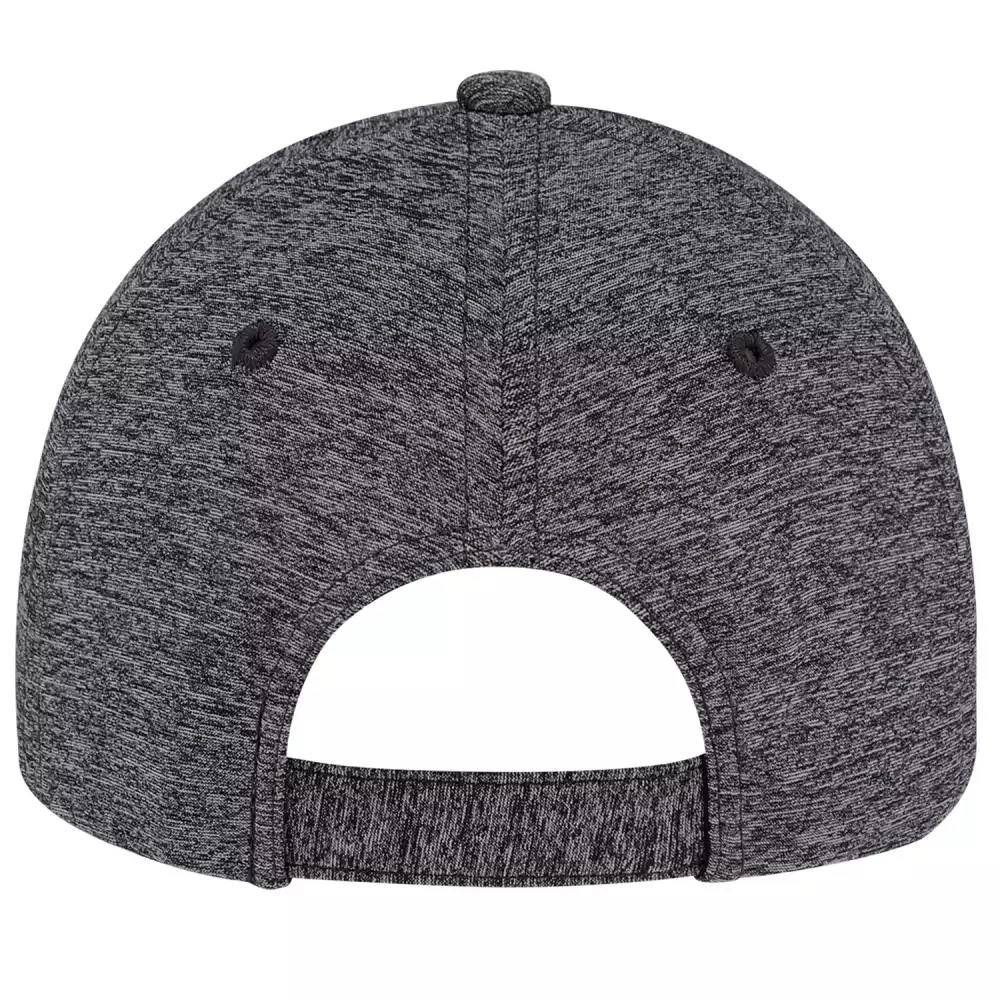 Casquette en polyester chiné et spandex ajustée
