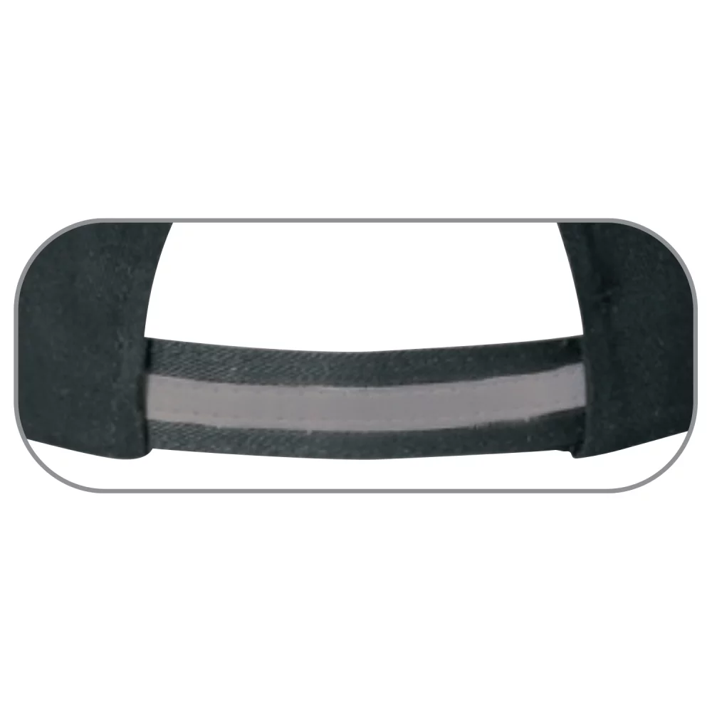Casquette réfléchissante en sergé de coton mélangé de luxe