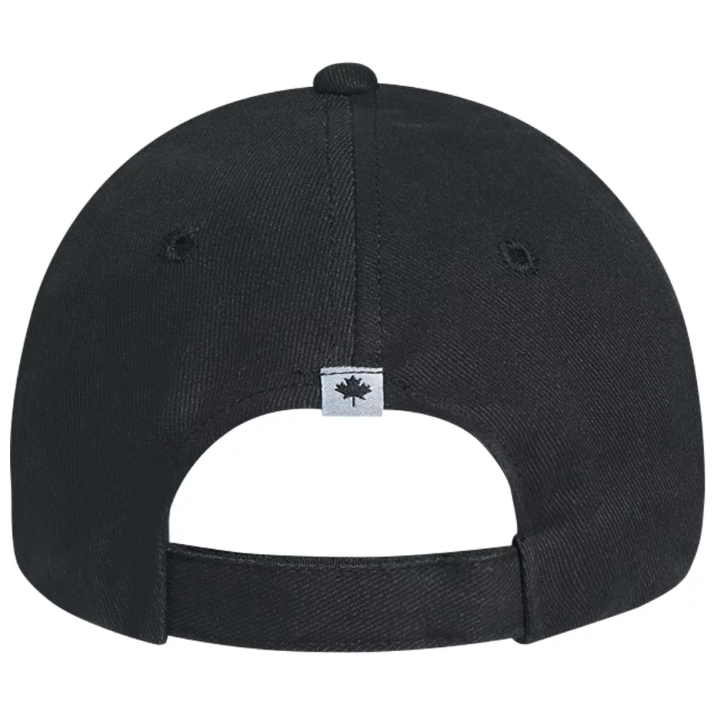 Casquette en polycoton vieilli / toile de coton brossé lourd (bicolore)