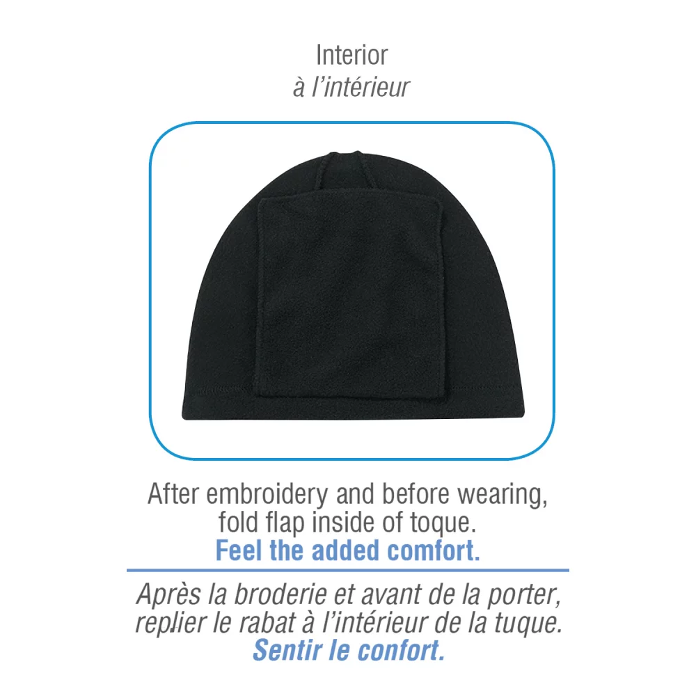 Bonnet en polaire de polyester avec rabat intérieur H.E.A.D.