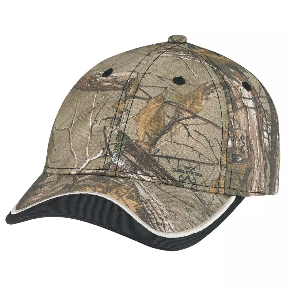 Casquette en sergé de coton mélangé de luxe / polycoton brossé - Realtree®