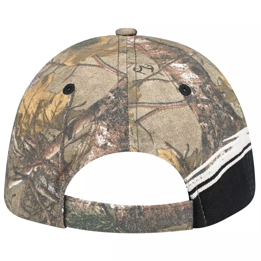 Casquette en polycoton brossé camouflage (Mossy Oak Break-Up® ou Realtree®)