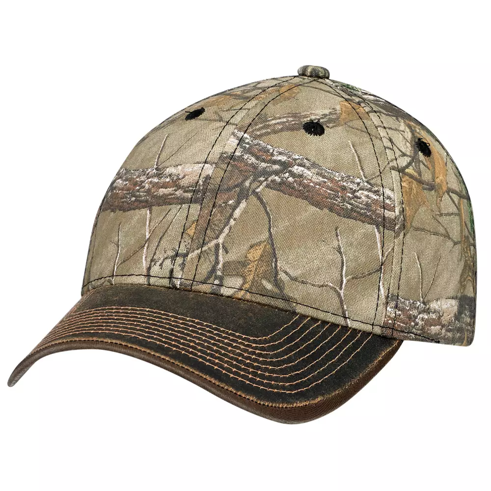 Casquette en polycoton camouflage Realtree® vieillie