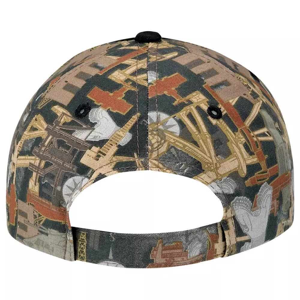 Casquette camouflage Oilfield® en sergé de coton/polyester de luxe